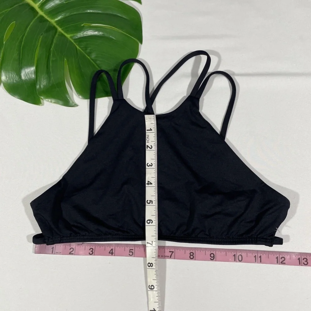 NEW Frankies Bikinis [ Small ] Marley High Neck Strappy Back Bikini‎ Top